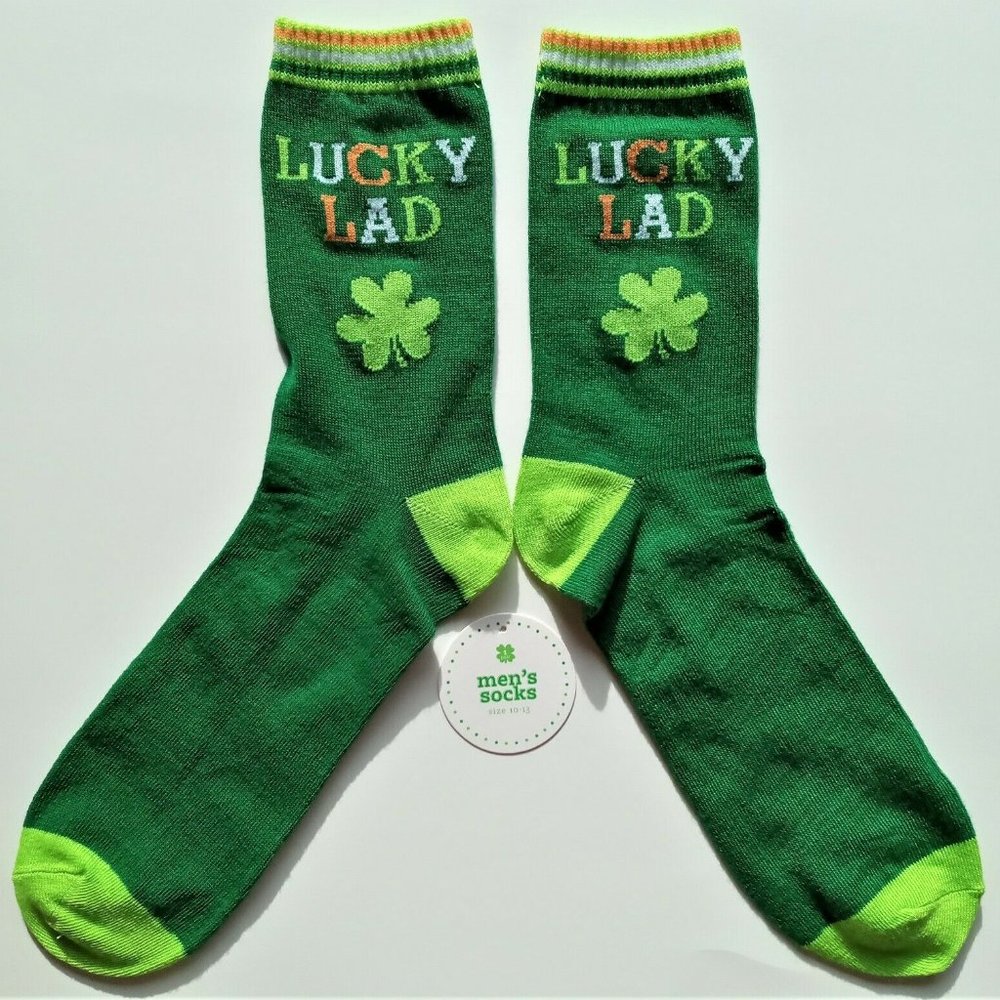 EXCLUSIVE March Madness Socks "Lucky Lad" A Touch